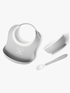 BABYBJORN BabyBjörn Spisesæt 3 Dele, Grå