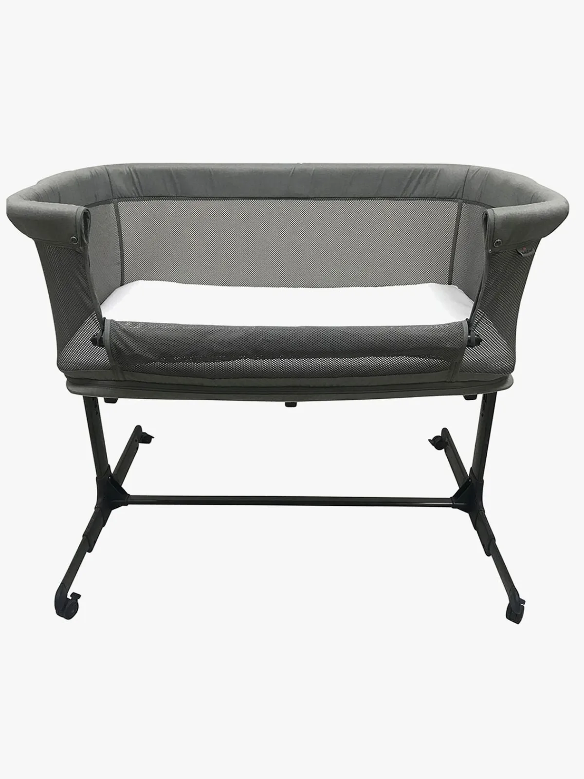 Børn BabyDan Børnesenge & Tilbehør-Bedside Multi Crib, Grå Mesh