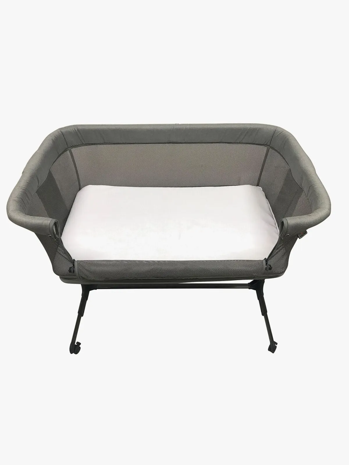 Børn BabyDan Børnesenge & Tilbehør-Bedside Multi Crib, Grå Mesh