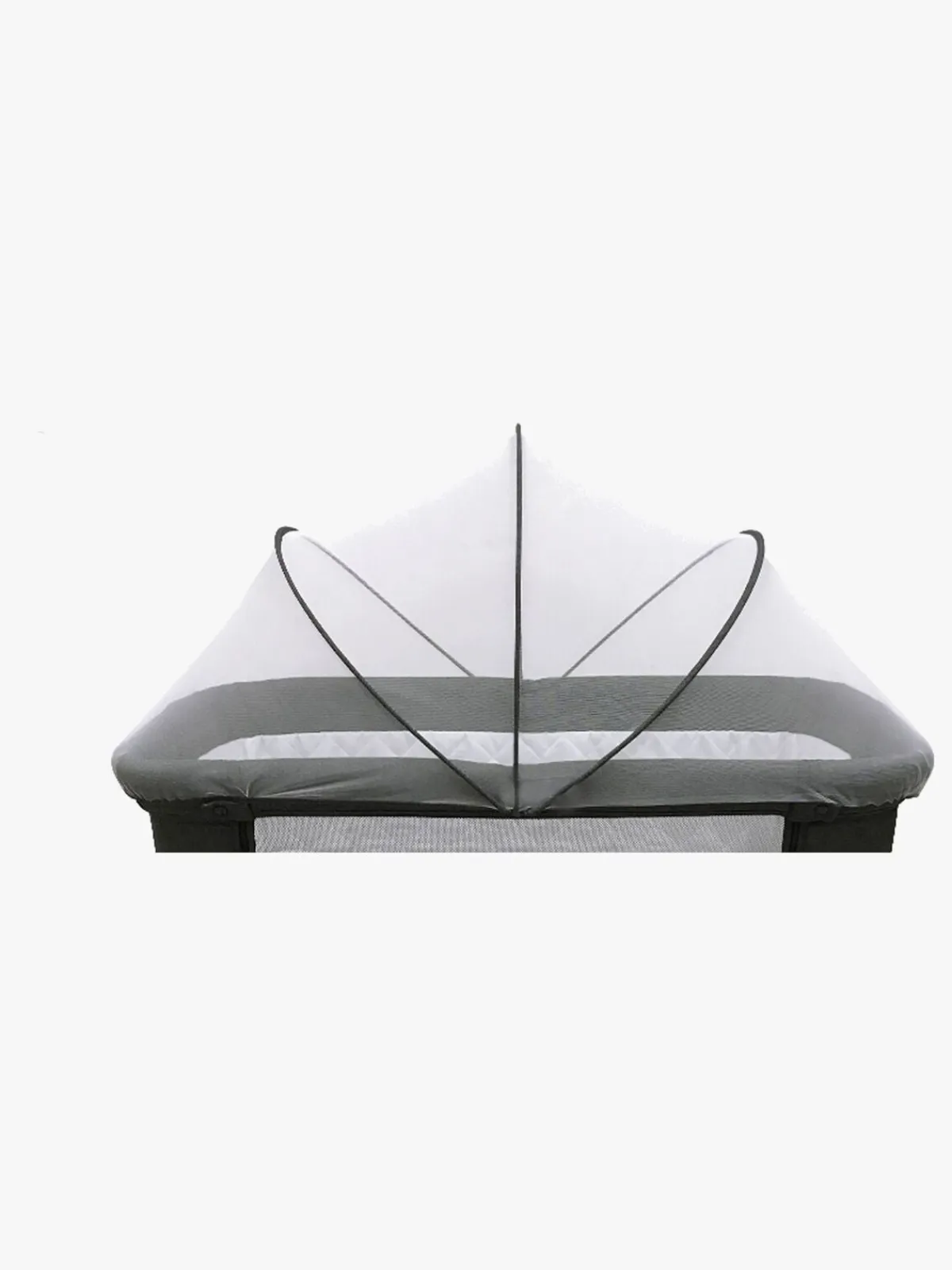 Børn BabyDan Børnesenge & Tilbehør-Bedside Multi Crib, Grå Mesh