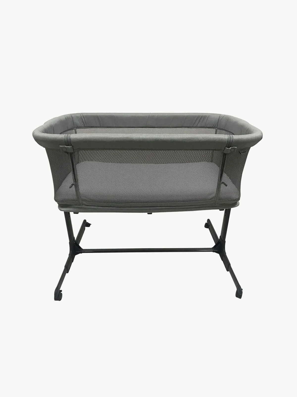 Børn BabyDan Børnesenge & Tilbehør-Bedside Multi Crib, Grå Mesh