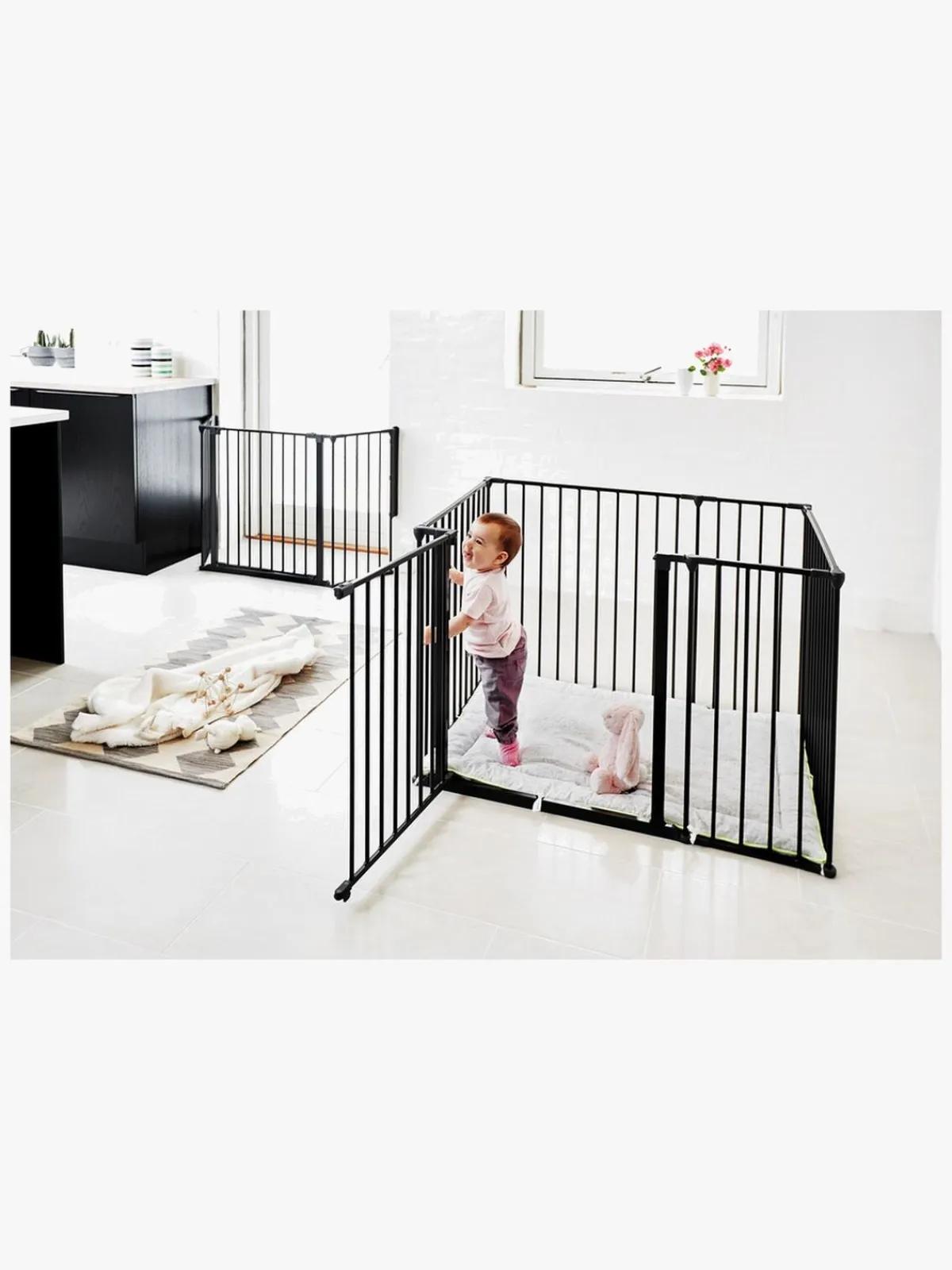 BabyDan Sikkerhed-Square Kravlegård 105x72x71 cm,