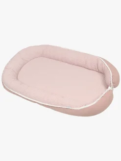 Børnesenge & Tilbehør|BabyMatex Babynest i Musselin 55 x 80 cm, Lyserød