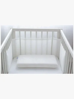 Børn BabyMatex Sengetøj-Bump Air Sengerand 30 x 360 cm Åndbart, Hvid