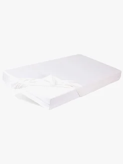 Børn BabyMatex Hygienic Bamboo Vandtæt Stræklagen til Barneseng 70 x 140 cm, Hvid