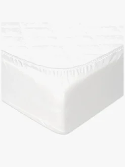 Børn BabyMatex Hygienic Bamboo Vandtæt Stræklagen til Barneseng 70 x 140 cm, Hvid