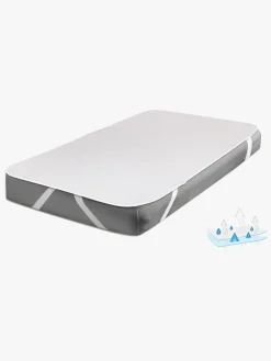 Børn BabyMatex Hygienic Jersey Rullemadras til Juniorseng 80x160 cm Åndbar og Vandtæt, Hvid