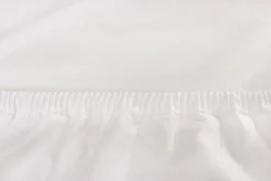 Børn BabyMatex Hygienic Jersey Vandtæt Stræklagen til Juniorseng 80 x 160 cm, Hvid