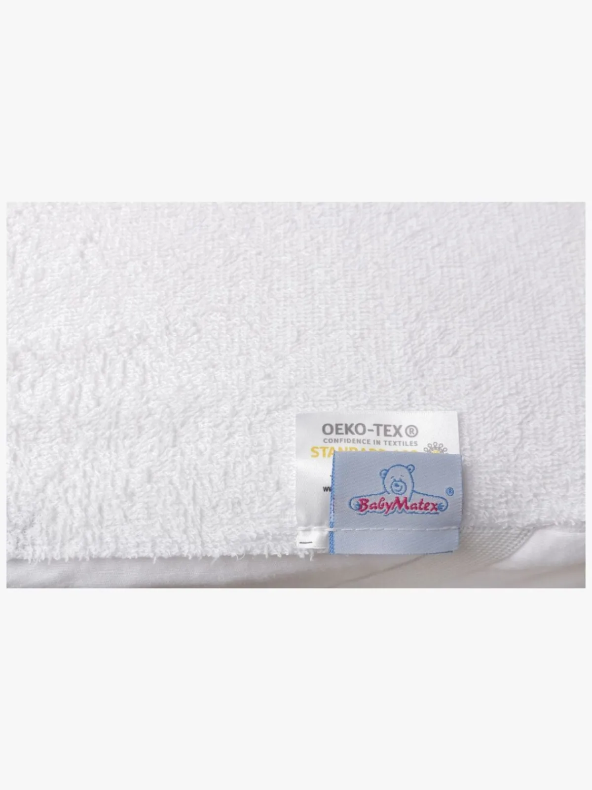 Børn BabyMatex Hygienic Rullemadras til Juniorseng 80x160 cm Vandtæt, Hvid