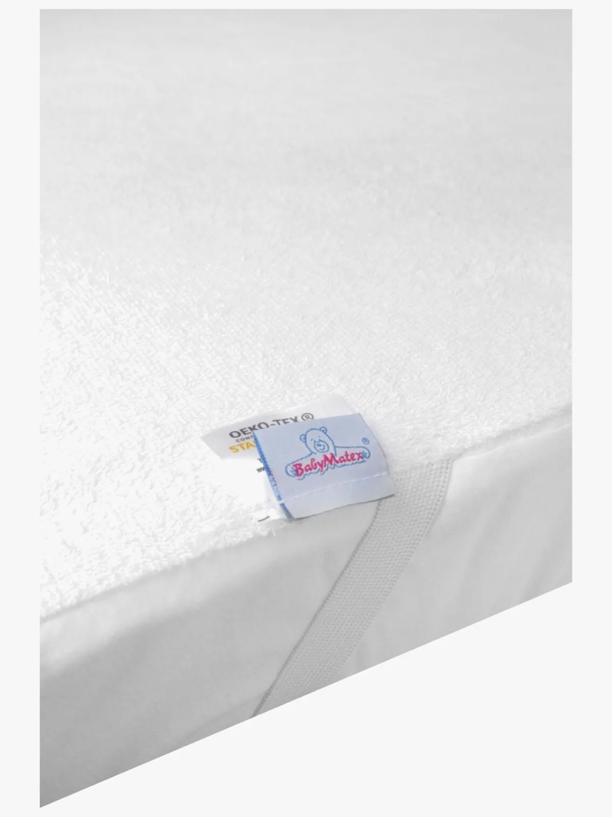 Børn BabyMatex Hygienic Rullemadras til Juniorseng 80x160 cm Vandtæt, Hvid
