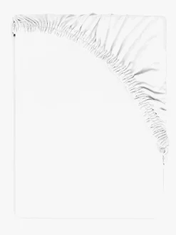 Børn BabyMatex Jersey Stræklagen til Børnesenge 80 x 160 cm, Hvid
