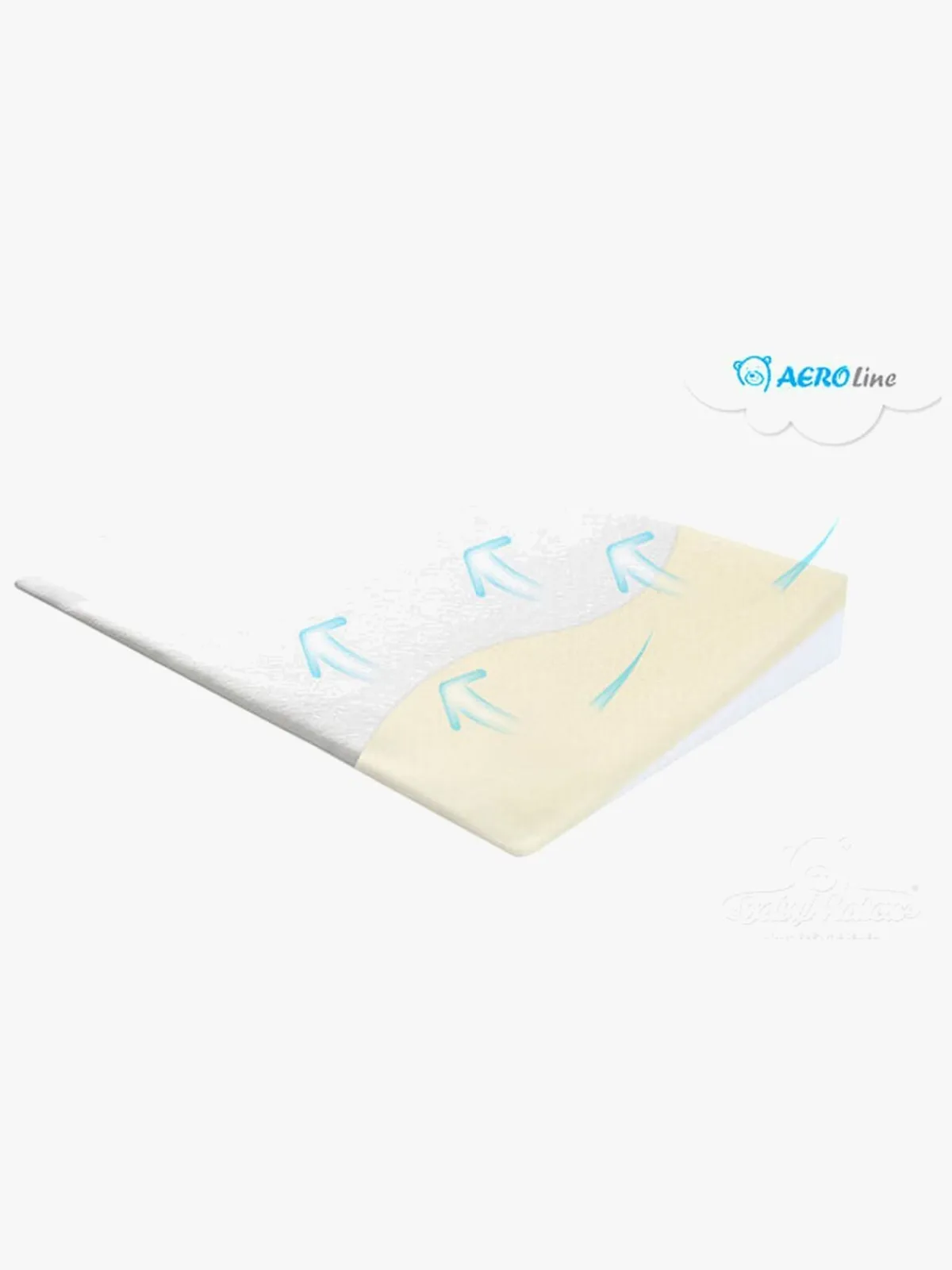 Børnesenge & Tilbehør|BabyMatex Klin Air Vandtæt Babypude 36 x 60 cm, Hvid