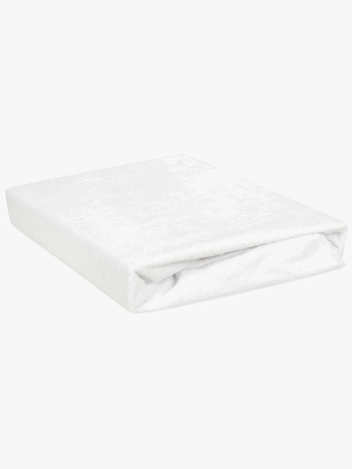 Børn BabyMatex Sengetøj-Premium Frotté Stræklagen til Tremmeseng 60 x 120 cm, Hvid