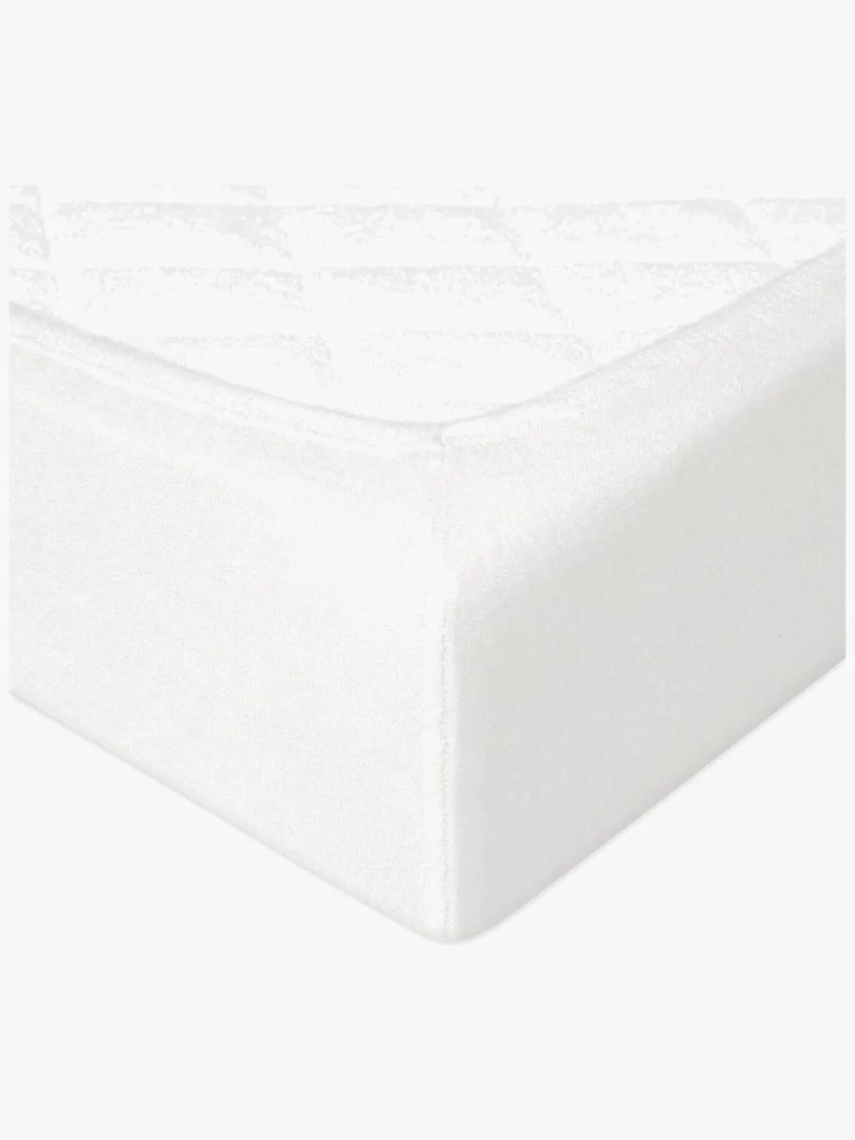 Børn BabyMatex Sengetøj-Premium Frotté Stræklagen til Tremmeseng 60 x 120 cm, Hvid