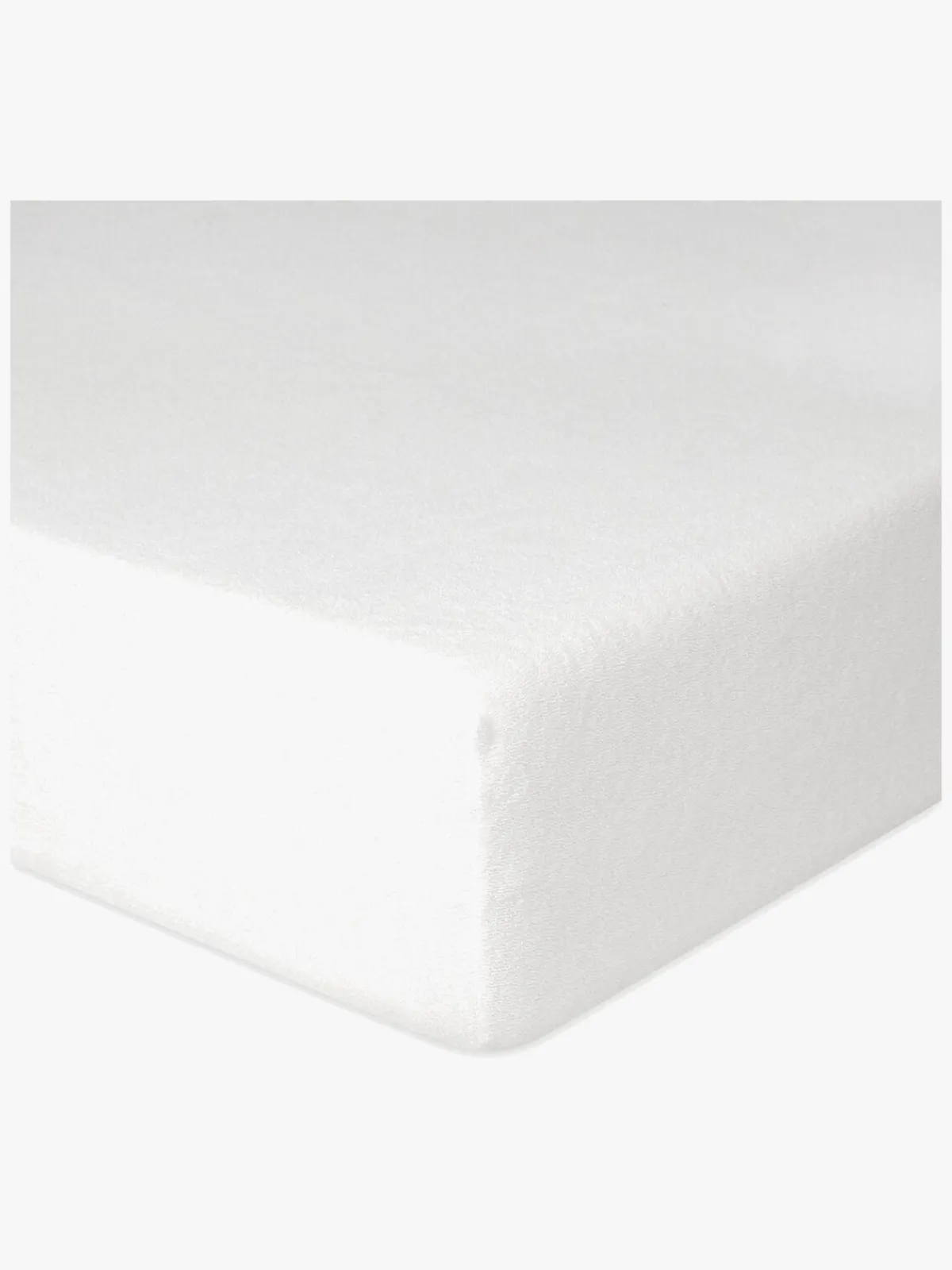 Børn BabyMatex Sengetøj-Premium Frotté Stræklagen til Tremmeseng 60 x 120 cm, Hvid
