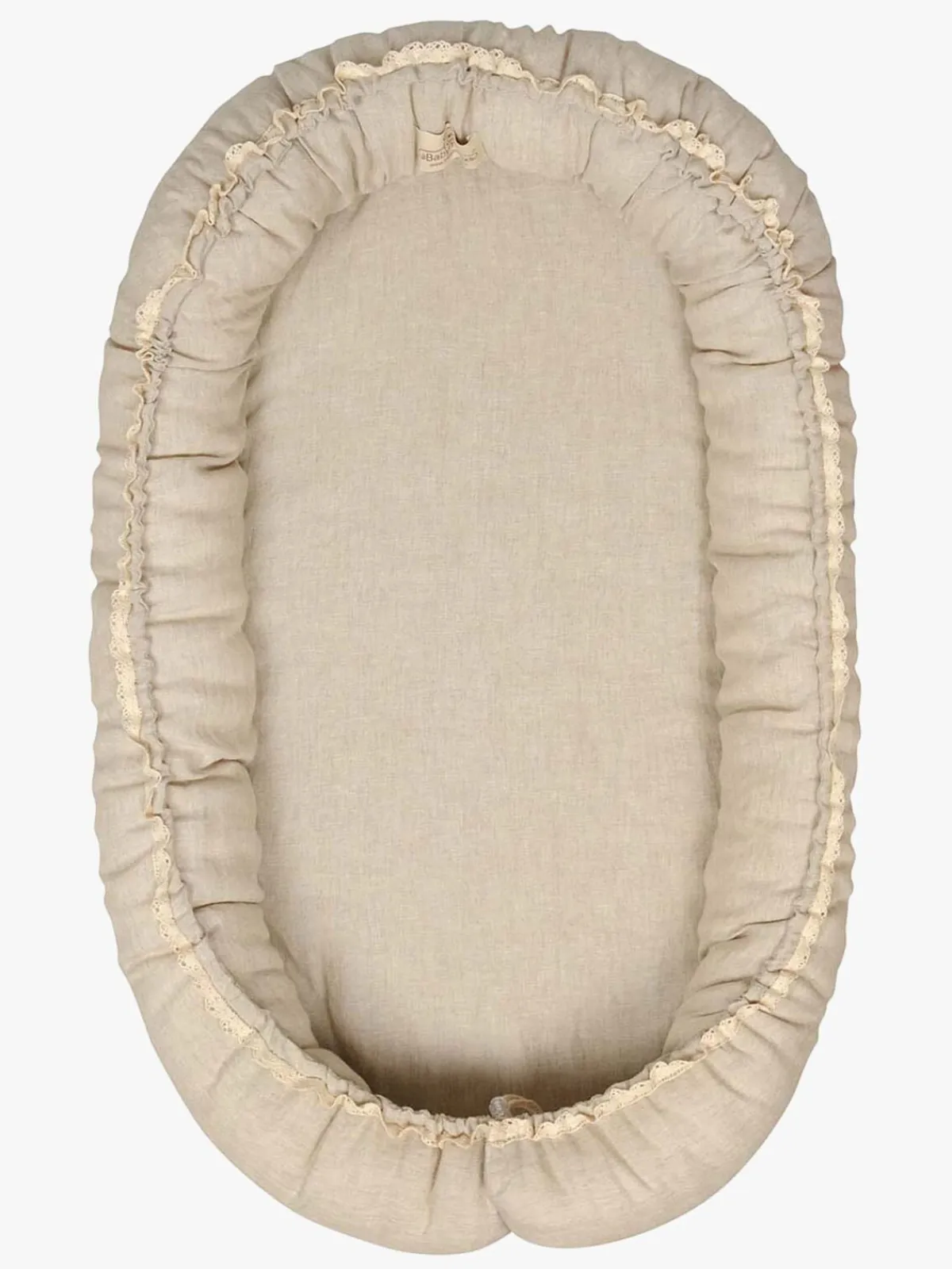 Børn BabyMatex Børnesenge & Tilbehør-Prestige Babynest Hør 55 x 80 cm, Beige