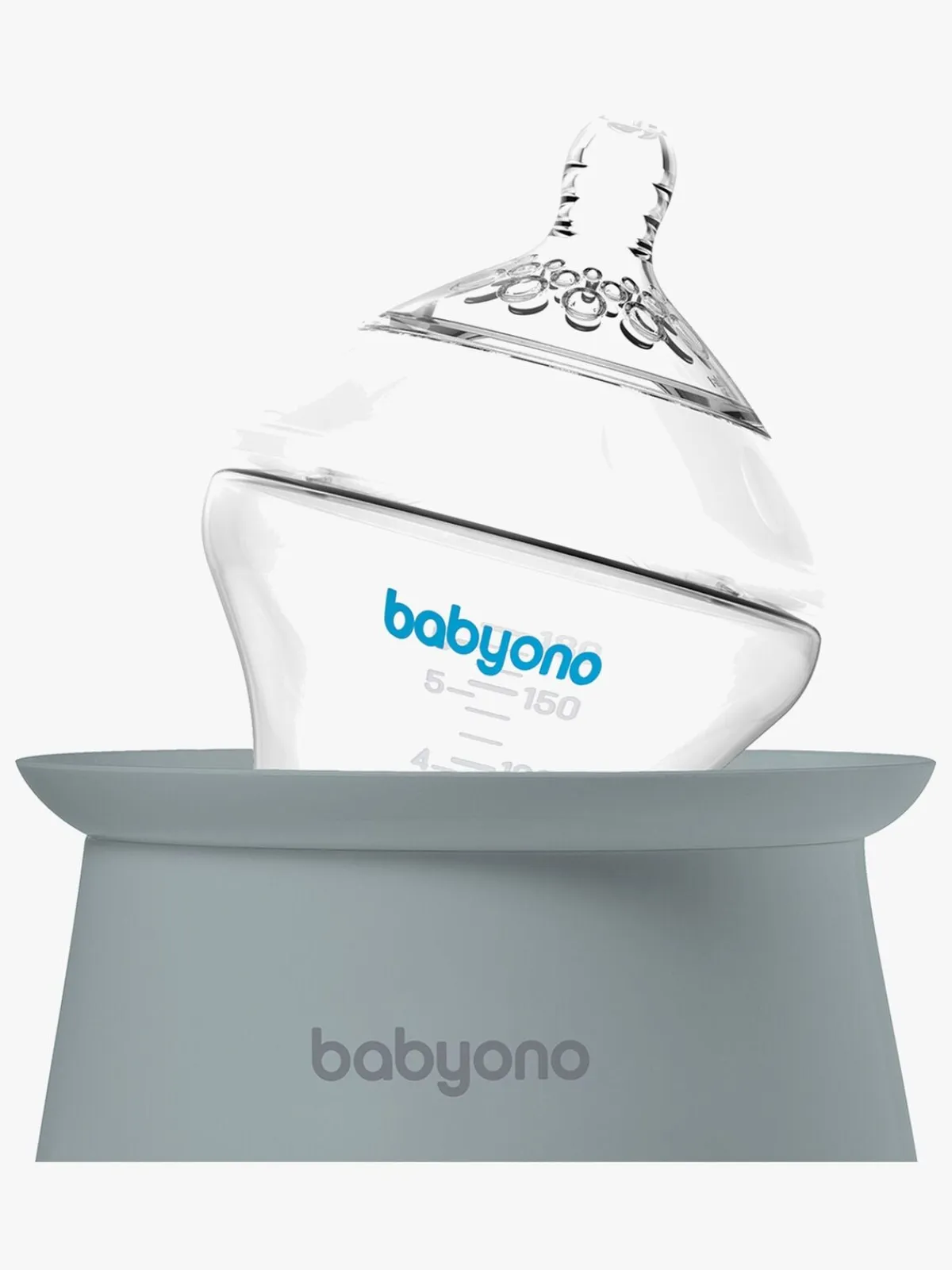 Babyono Spisetid-Honey Elektrisk Flaskevarmer og Sterilisator, Grå