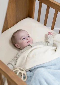 Børn BabysOnly Baby's Only Baby Crib Tæppe Cozy, Misty Blue