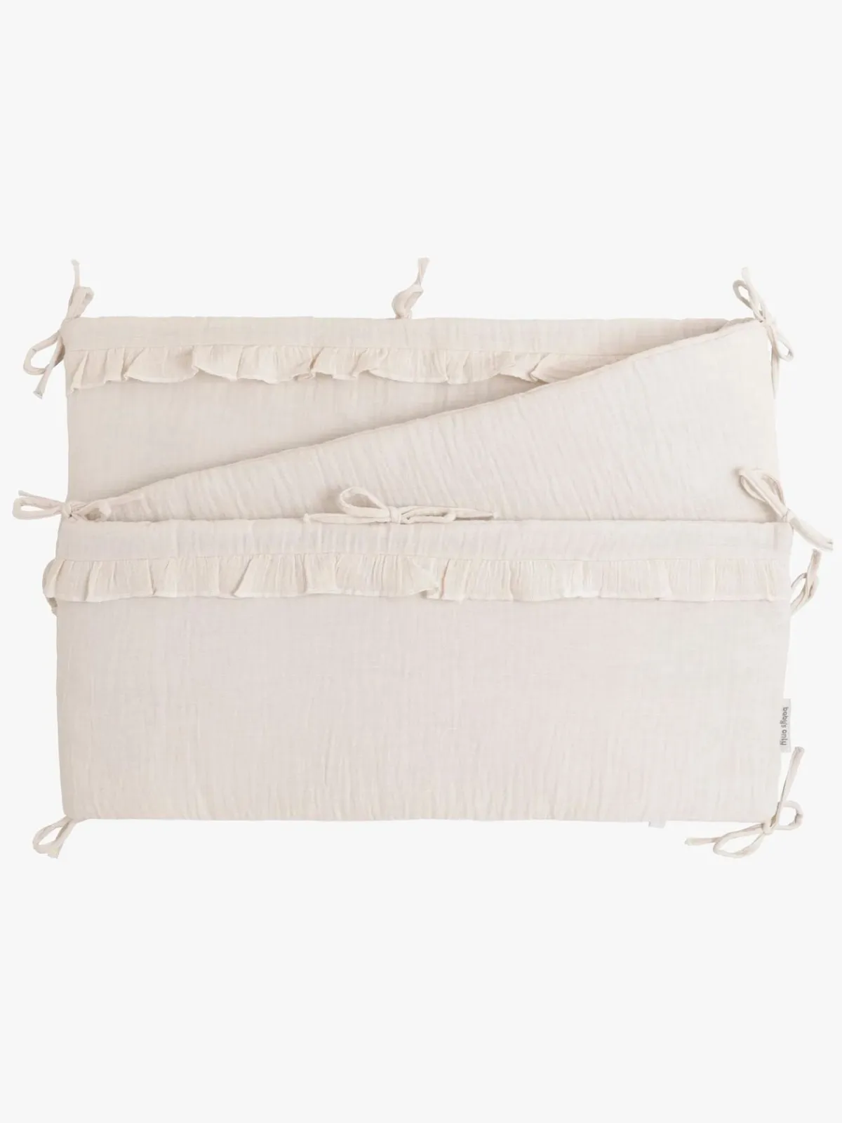 Børn BabysOnly Baby's Only CALM Sengerand, Warm Linen