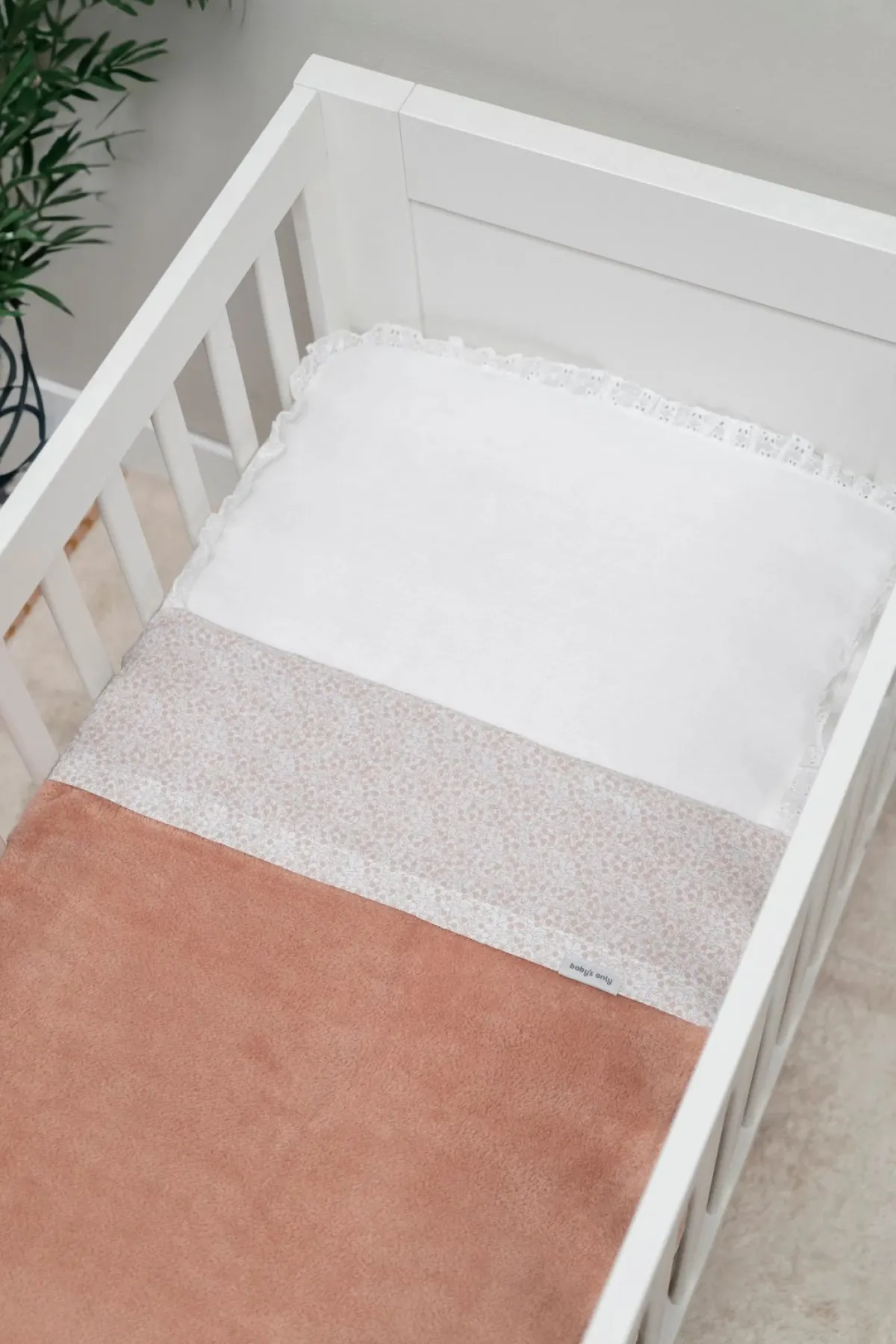 Børn BabysOnly Sengetøj-Baby's Only CALM Stræklagen 60x120, White