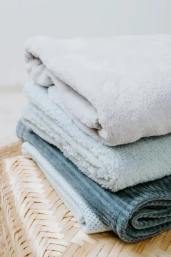 Børn BabysOnly Baby's Only Cot Tæppe Cozy, Misty Blue