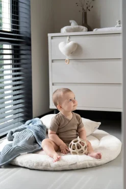 Børn BabysOnly Interiør-Baby's Only Cot Tæppe Teddy Grace, Nordic Blue