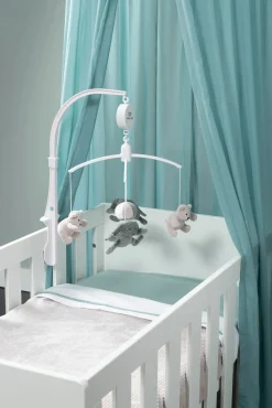 Børn BabysOnly Interiør-Baby's Only Cot Tæppe Teddy Sense, Pebble Grey
