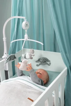 Børn BabysOnly Interiør-Baby's Only Cot Tæppe Teddy Sense, Pebble Grey