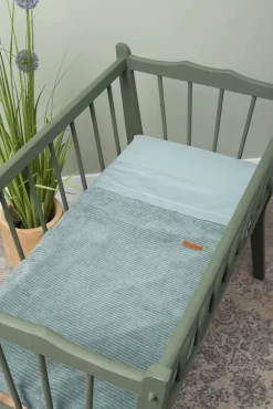 Børn BabysOnly Interiør-Baby's Only Cot Tæppe Teddy Sense, Sea Green