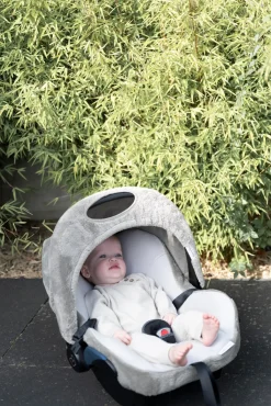BabysOnly Baby's Only Cozy Beskyttelsesbetræk til Autostol, Urban Green