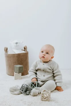 Børn BabysOnly Opbevaring-Baby's Only Opbevaringskurv Sense 38cm, Clay