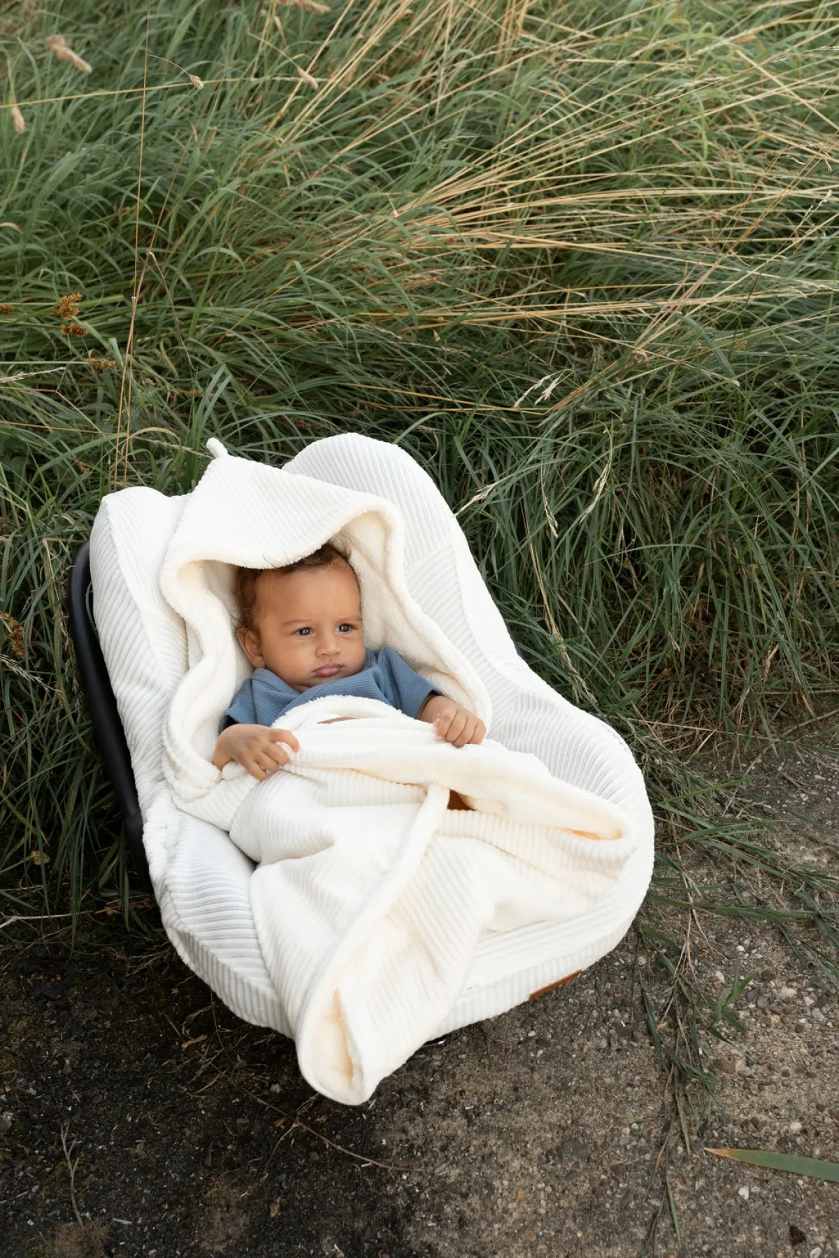 BabysOnly Baby's Only Sense Beskyttelsesbetræk til Autostol, White