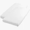Børn BabysOnly Sengetøj-Baby's Only Stræklagen 2-pak 60x120, Tender White