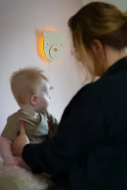 Børn BabysOnly Lamper & Belysning-Baby's Only Væglampe, Bear Wonder