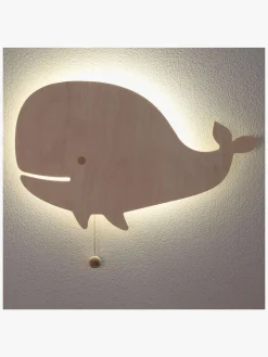 Børn BabysOnly Lamper & Belysning-Baby's Only Væglampe, Whale Wonder