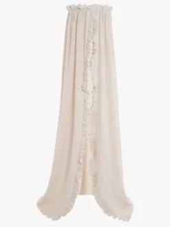 Børnesenge & Tilbehør|BabysOnly CALM Sengehimmel Chiffon, Warm Linen