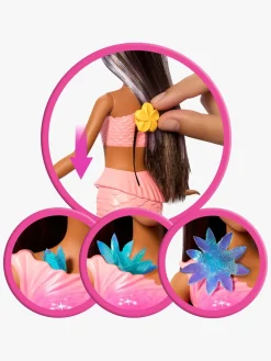 Barbie Dukker & Bamser-Blooming Mermaid Dukke, Pink