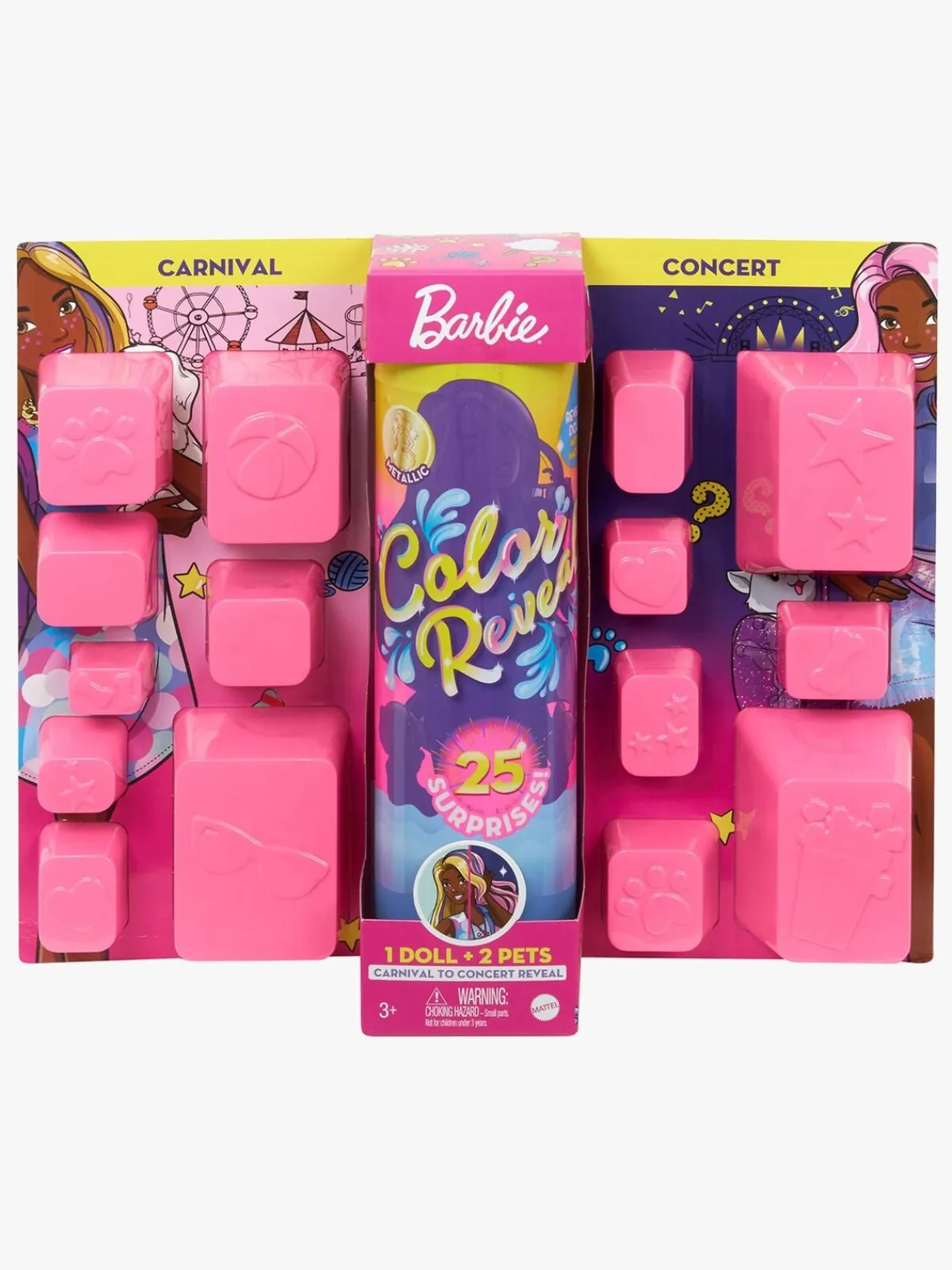 Barbie Dukker & Bamser-Color Reveal Carnival To Concert Dukke