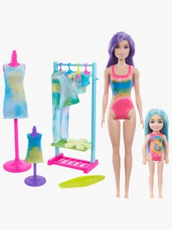 Barbie Dukker & Bamser-Color Reveal Legesæt Tie Dye Fashion Maker