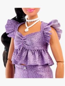 Barbie Dukker & Bamser-Deluxe Style Dukke i Lilla Outfit