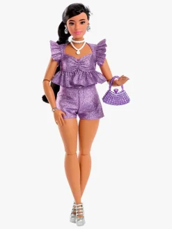 Barbie Dukker & Bamser-Deluxe Style Dukke i Lilla Outfit