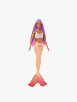 Barbie Dukke Havfrue med Farverig Hår, Orange