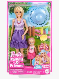 Barbie Dukker & Bamser-Family & Friends Legesæt Malibu & Chelsea Picnic