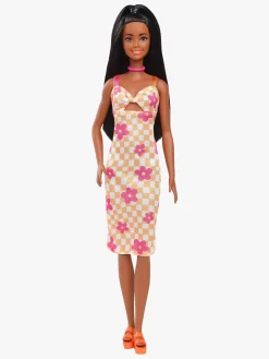 Dukker & Bamser|Barbie Fashionista Dukke i Ternet Kjole