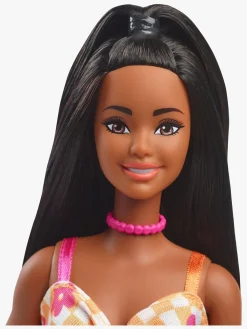 Dukker & Bamser|Barbie Fashionista Dukke i Ternet Kjole