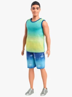 Dukker & Bamser|Barbie Fashionistas Dukke Ken i Denimshorts