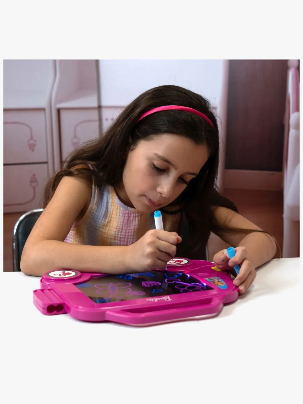 Kreativt Legetøj|Barbie Glow Pad Tegnetavle