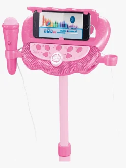 Musikinstrumenter|Elektronik & Media|Barbie Justerbart Karaoke-stativ med 2 Mikrofoner