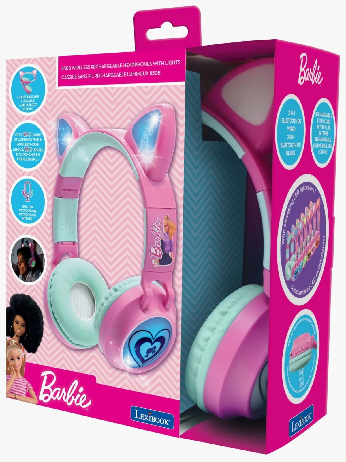 Barbie Elektronik & Media-Katteører Høretelefoner med Lys