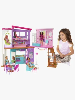 Dukker & Bamser|Barbie Malibu Feriehus med Møbler & Tilbehør